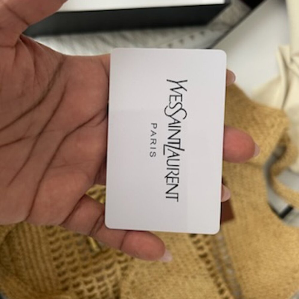 Yves Saint Laurent Icare in Raffia - Picture 3 of 16